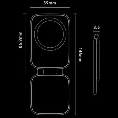 MagSafe Magnetic Car Phone Holder - 20Kg Dual-Sided Auto Accessory, Ultra-Thin Anti-Shake Dashboard Mount with 270°-360° Adjustable Rotation, No-View-Blocking Design, Compatible with iPhone 17 Pro Max and Most Smartphones