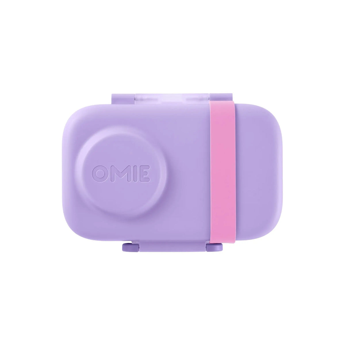 Omiebox Lite Plastic Bento Box for Cold Lunches - Includes Cooling Pack, Treasure Pocket, and Meal Prep Snack Containers - Ideal for Back to School