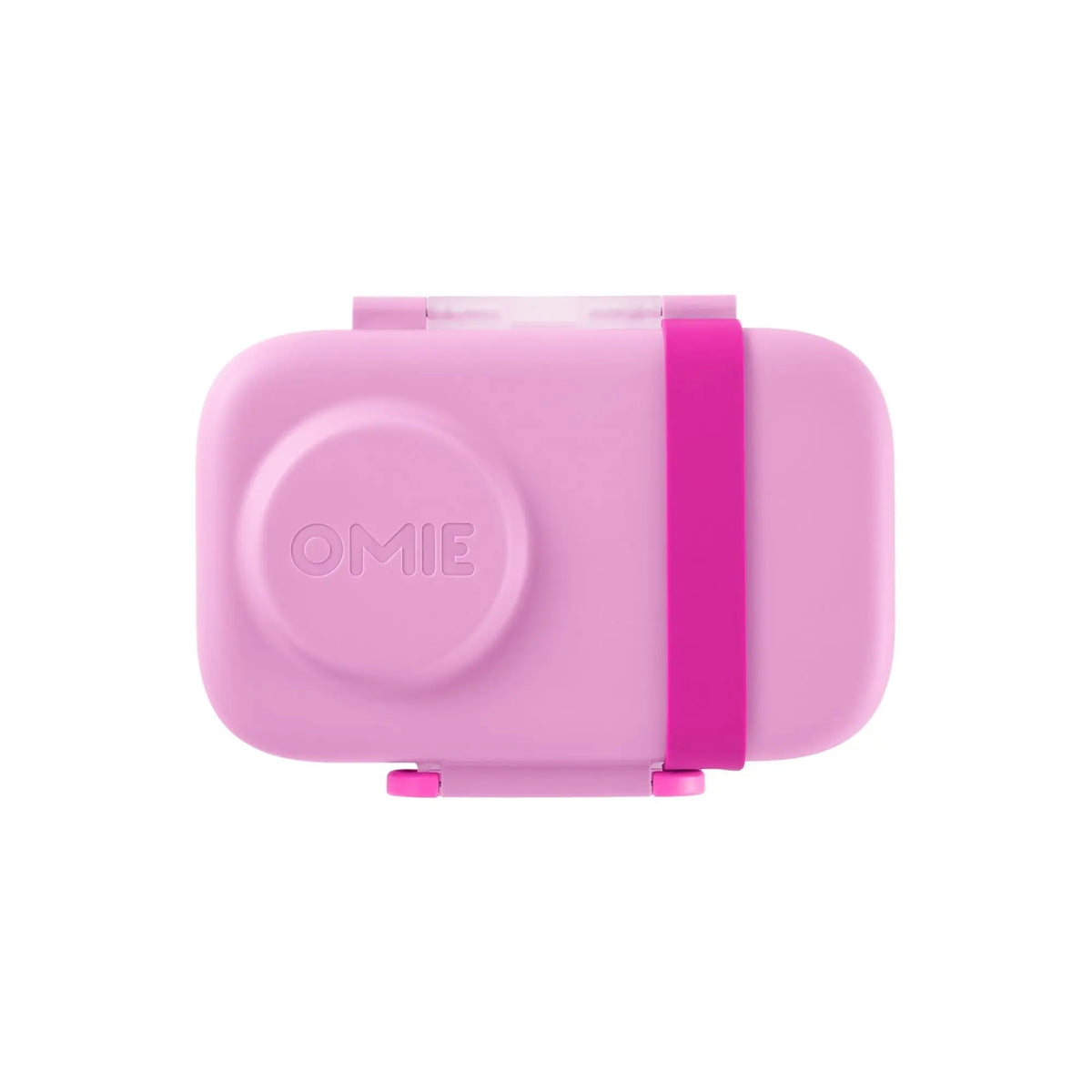 Omiebox Lite Plastic Bento Box for Cold Lunches - Includes Cooling Pack, Treasure Pocket, and Meal Prep Snack Containers - Ideal for Back to School