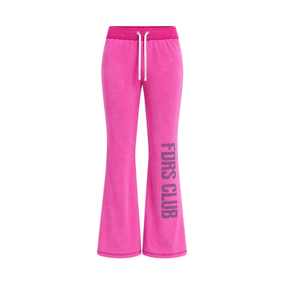 FDR Women's Candy Color Long Sleeve Top, Tank Top, and Low Rise Flare Pants Set - Fitted Y2K Casual Three-Piece Ensemble